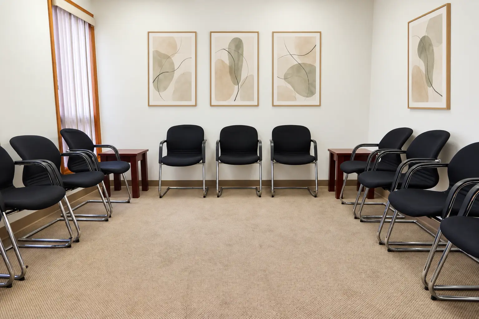 Minimalist art brightens therapy room 3